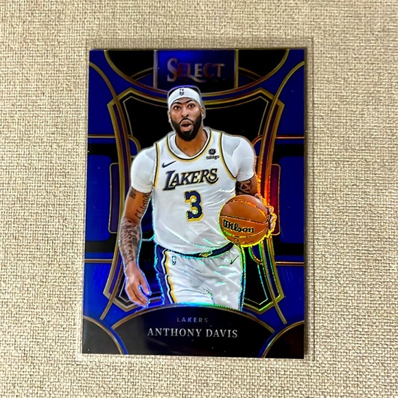 Anthony Davis 2023-24 Panini Select #381 Mezzanine Blue Silver Lakers NBA Card - Picture 1 of 2